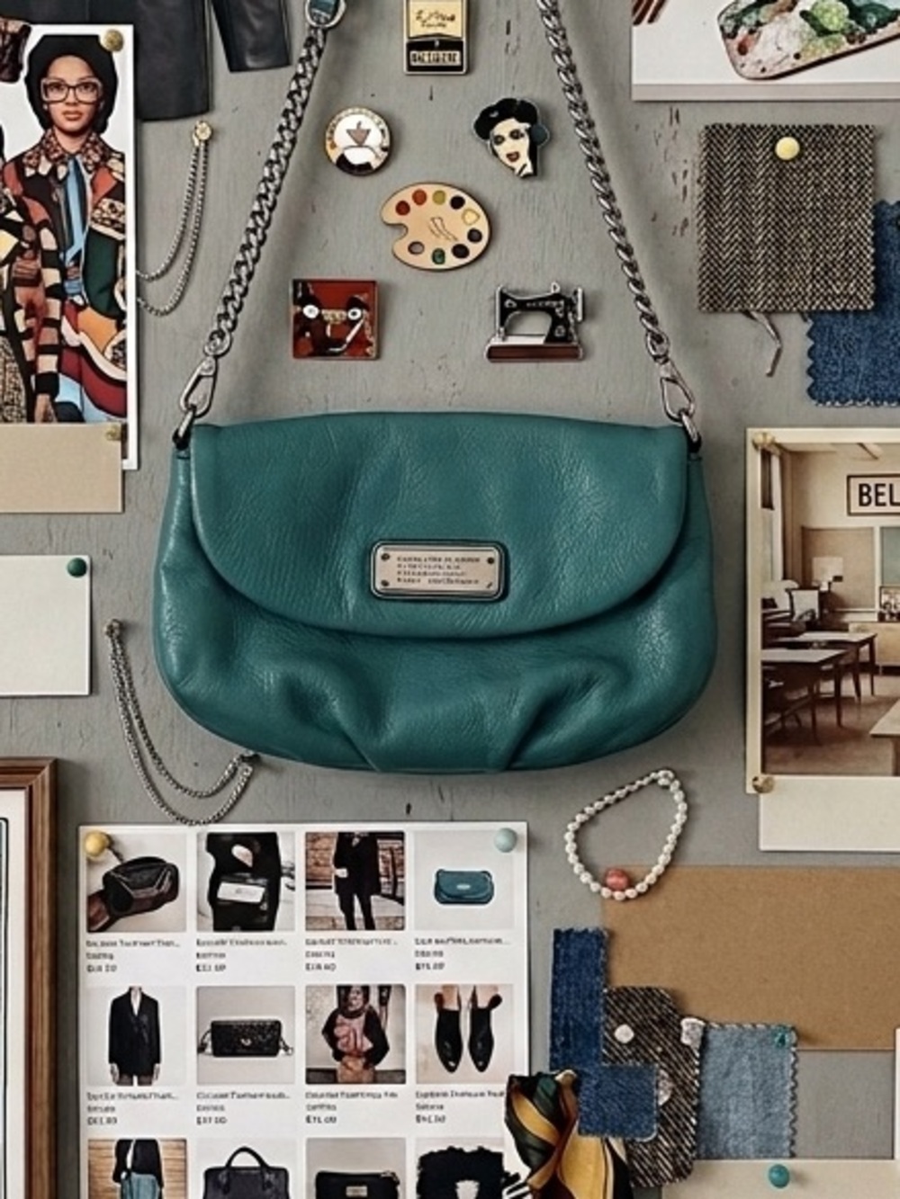 Marc by Marc Jacobs Workwear Crossbody Bag - Teal